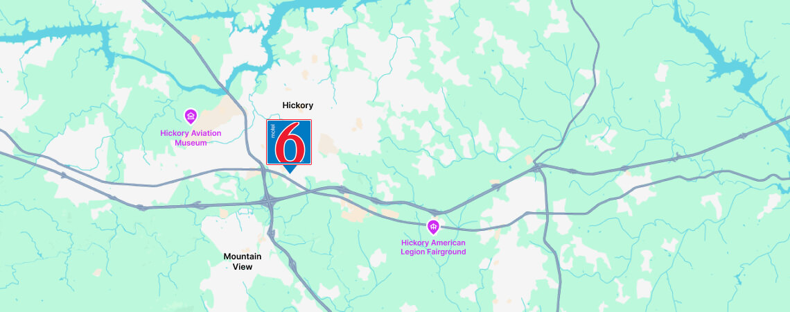 Motel 6 Hickory NC - 484 U.S. Hwy 70 SW, Hickory, North Carolina 28602